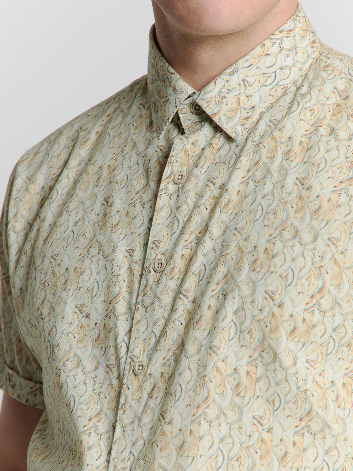 Printed shirt | Yellow