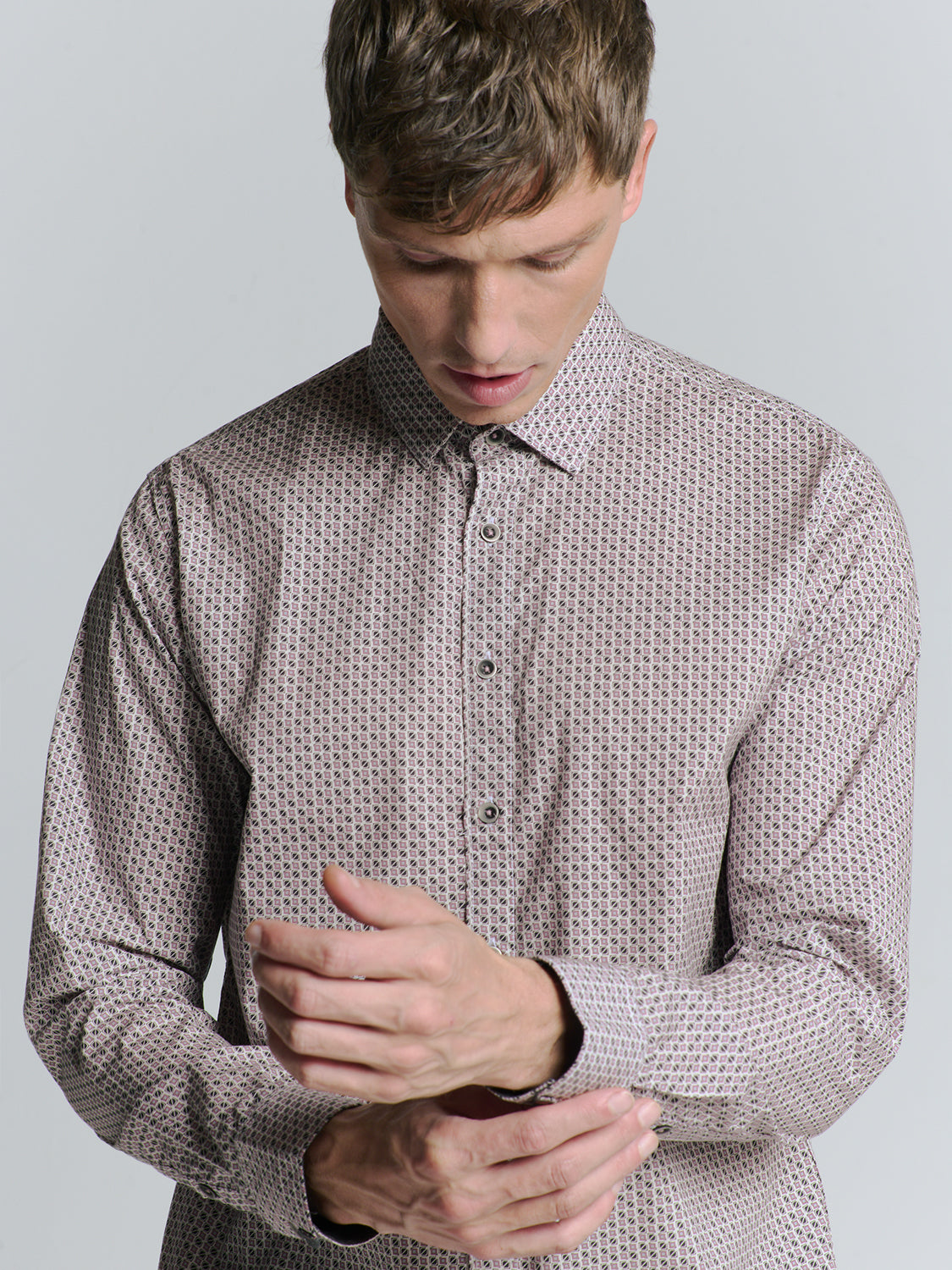 Printed shirt | Mauve