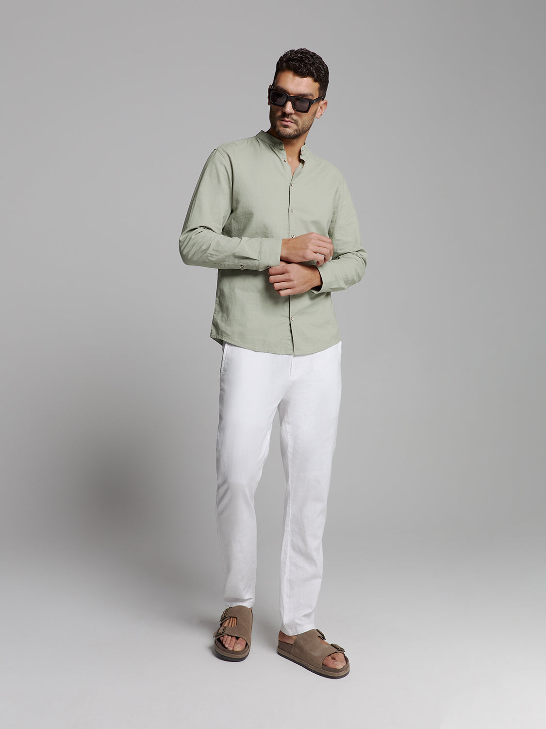 linen shirt | Light Army