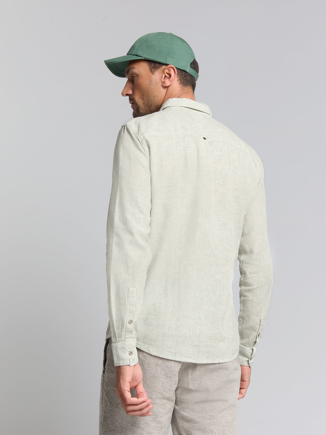 Linen shirt | Green