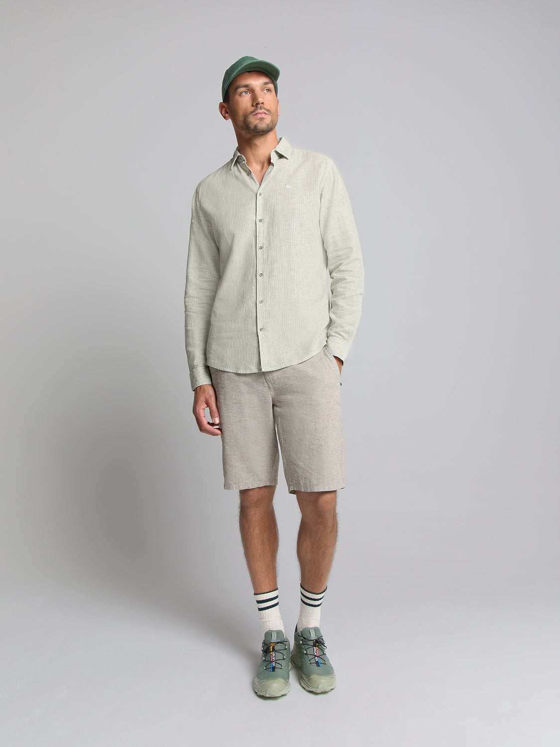 Linen shirt | Green