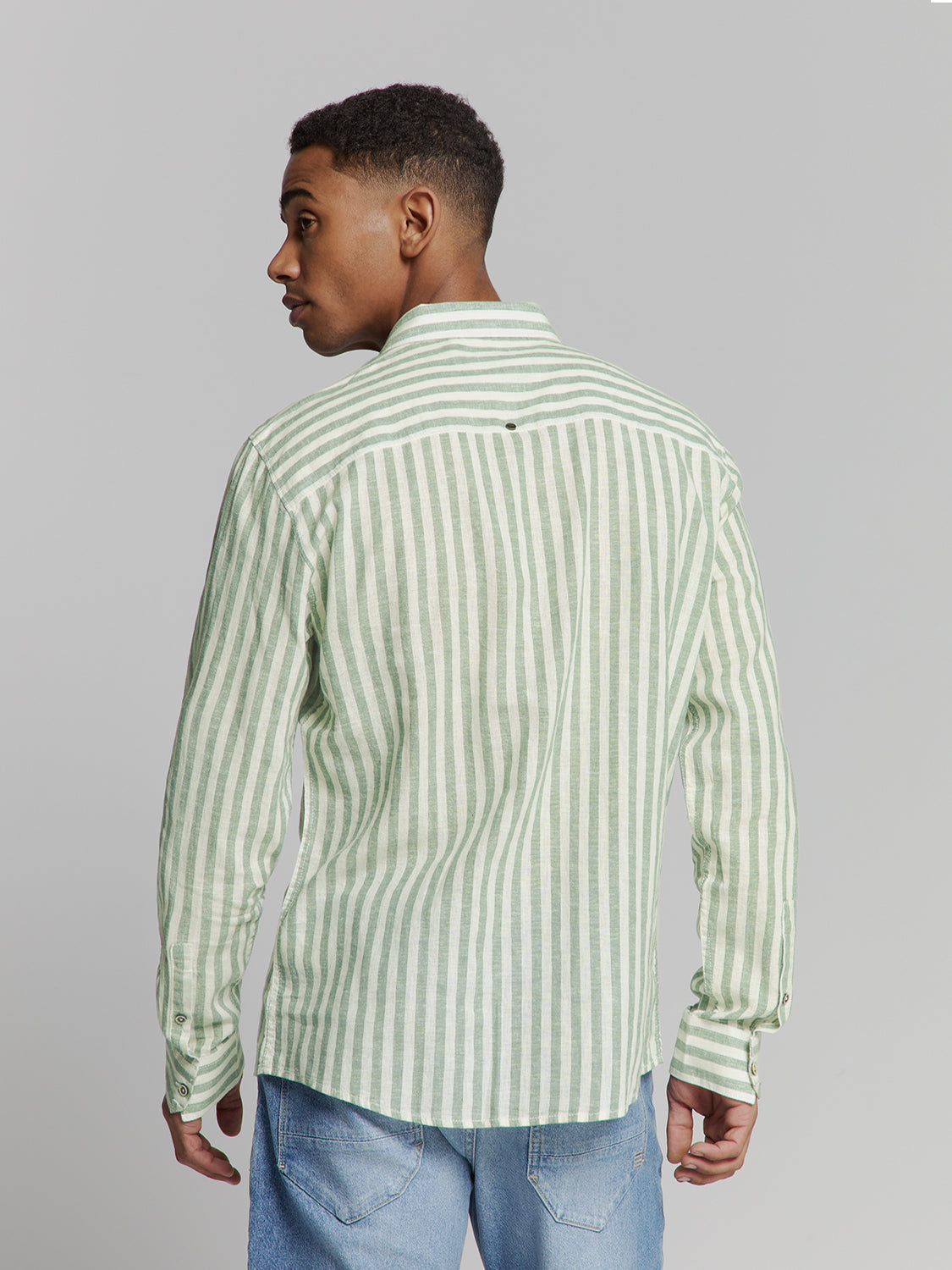 Linen shirt | Green