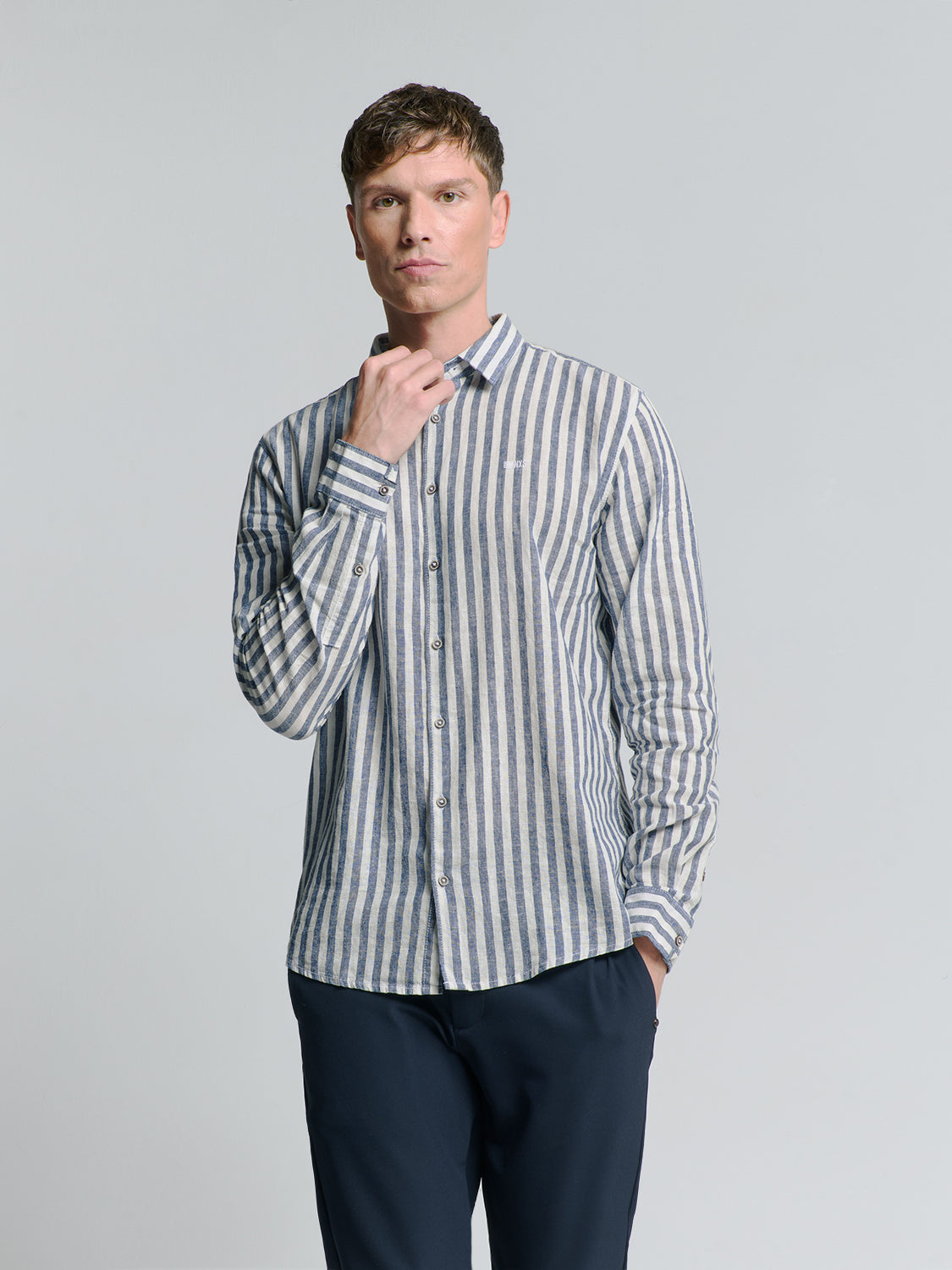 Linen shirt | Indigo Blue