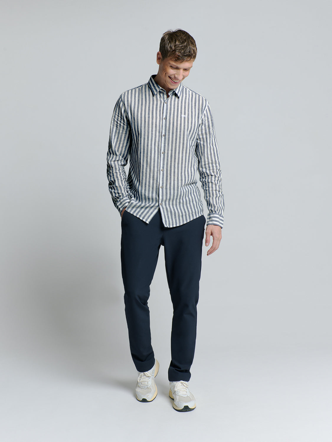 Linen shirt | Indigo Blue
