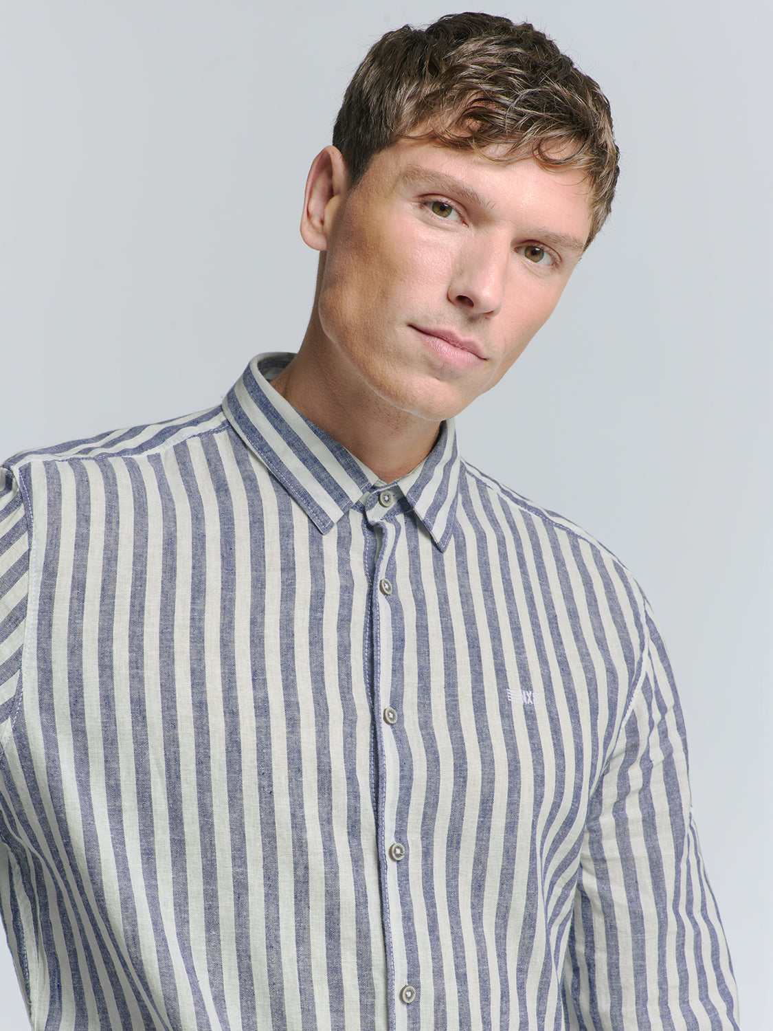 Linen shirt | Indigo Blue