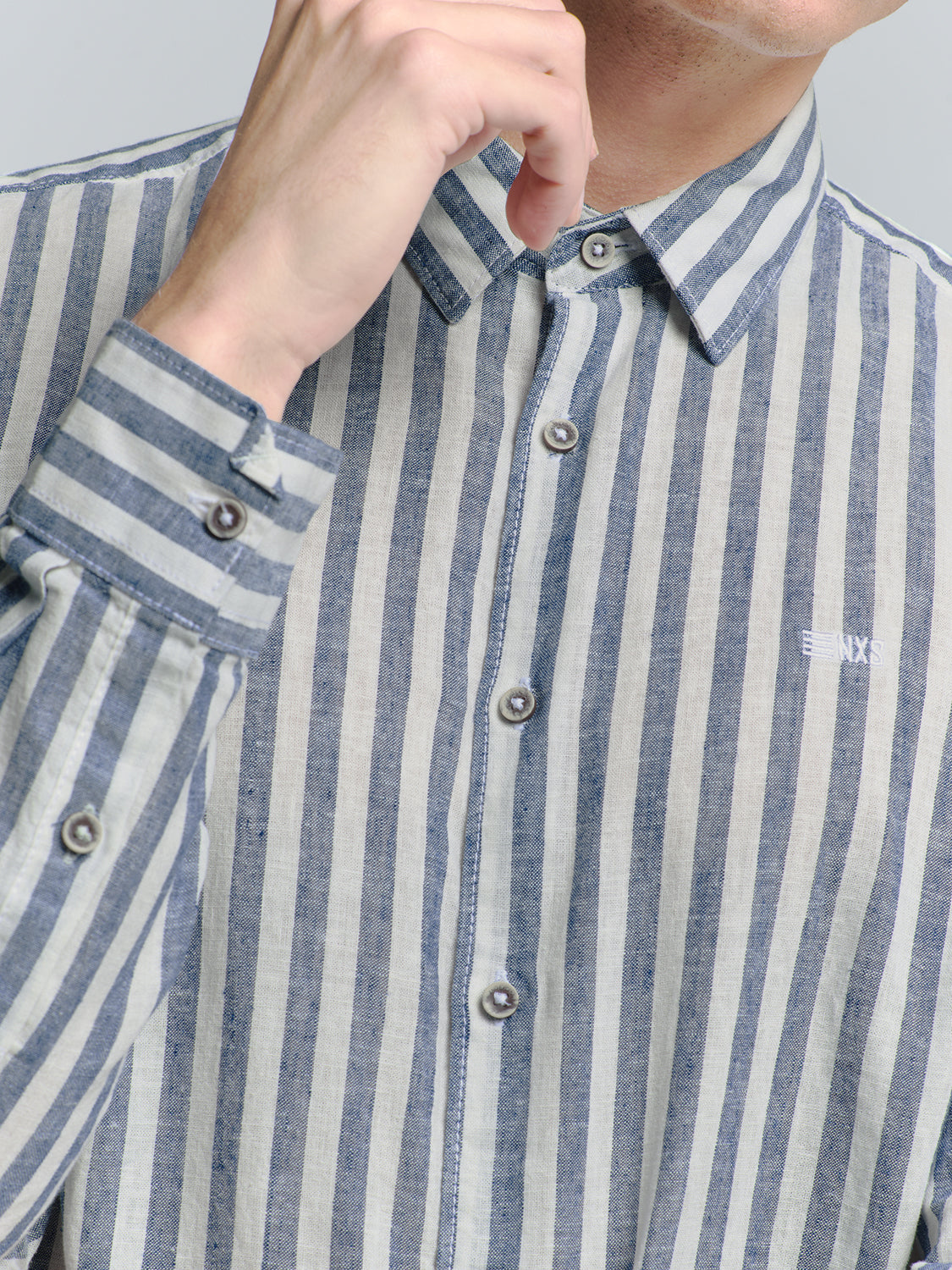 Linen shirt | Indigo Blue