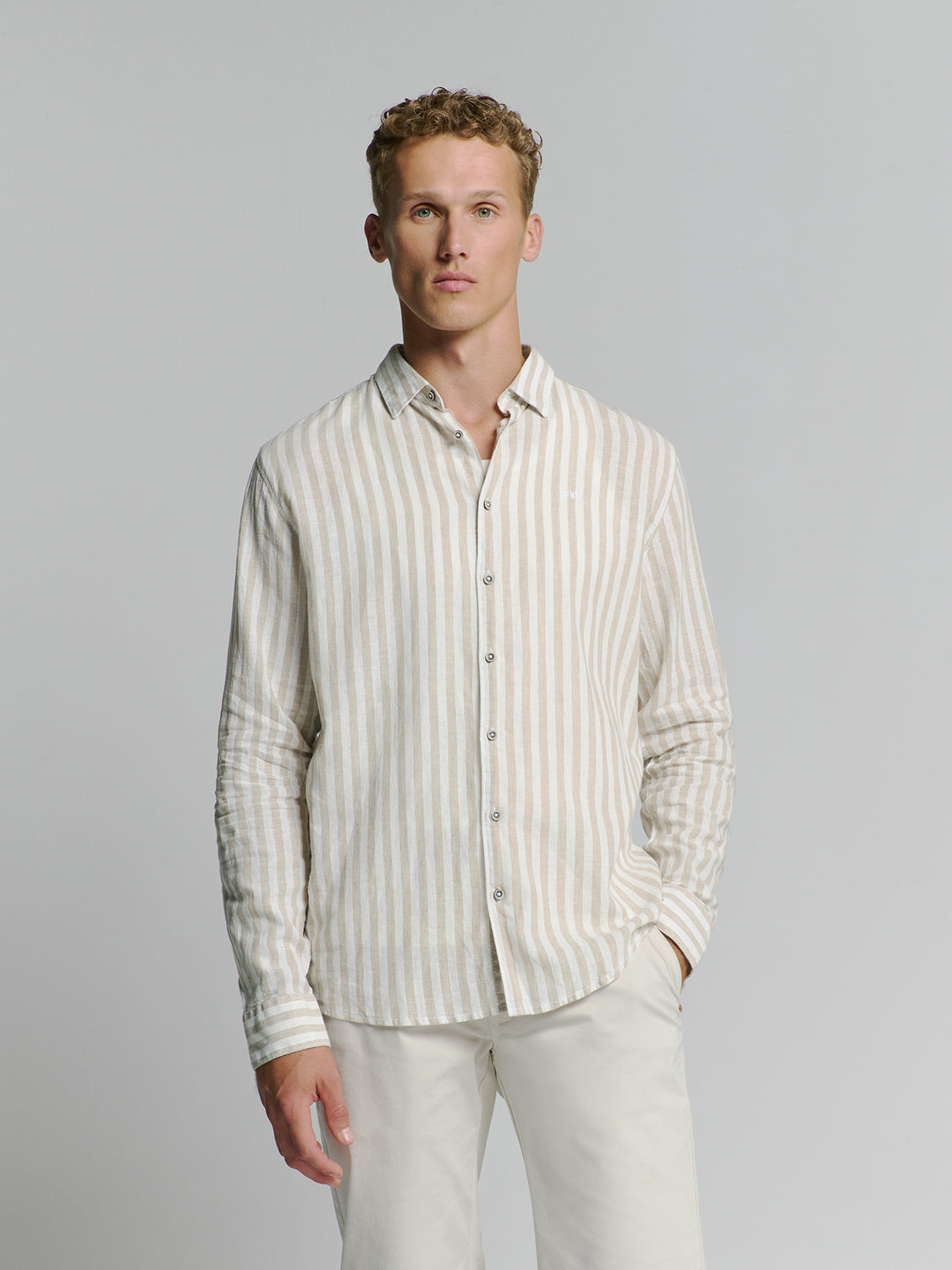 Linen shirt | Light Desert