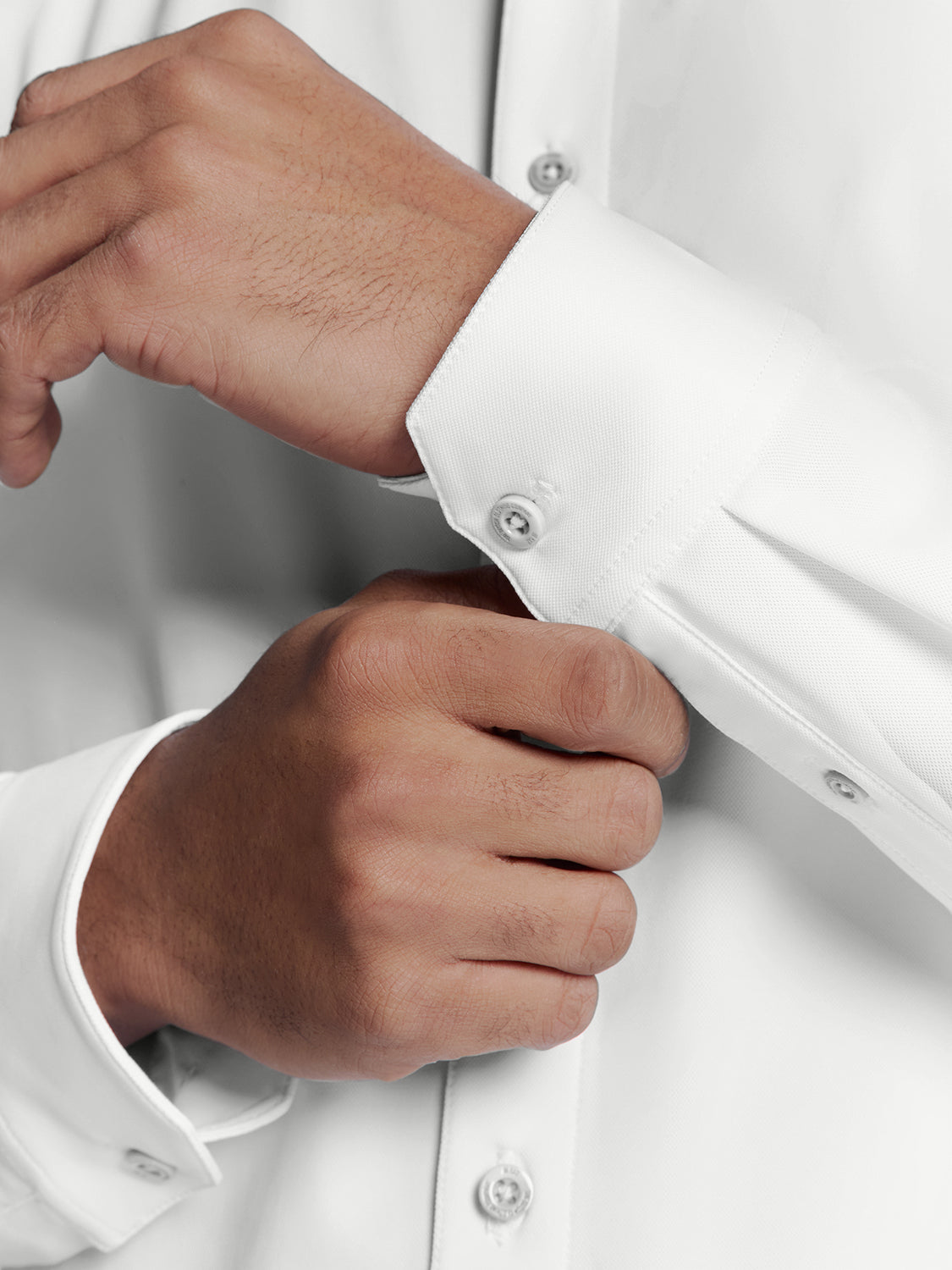 Jersey travel shirt | White