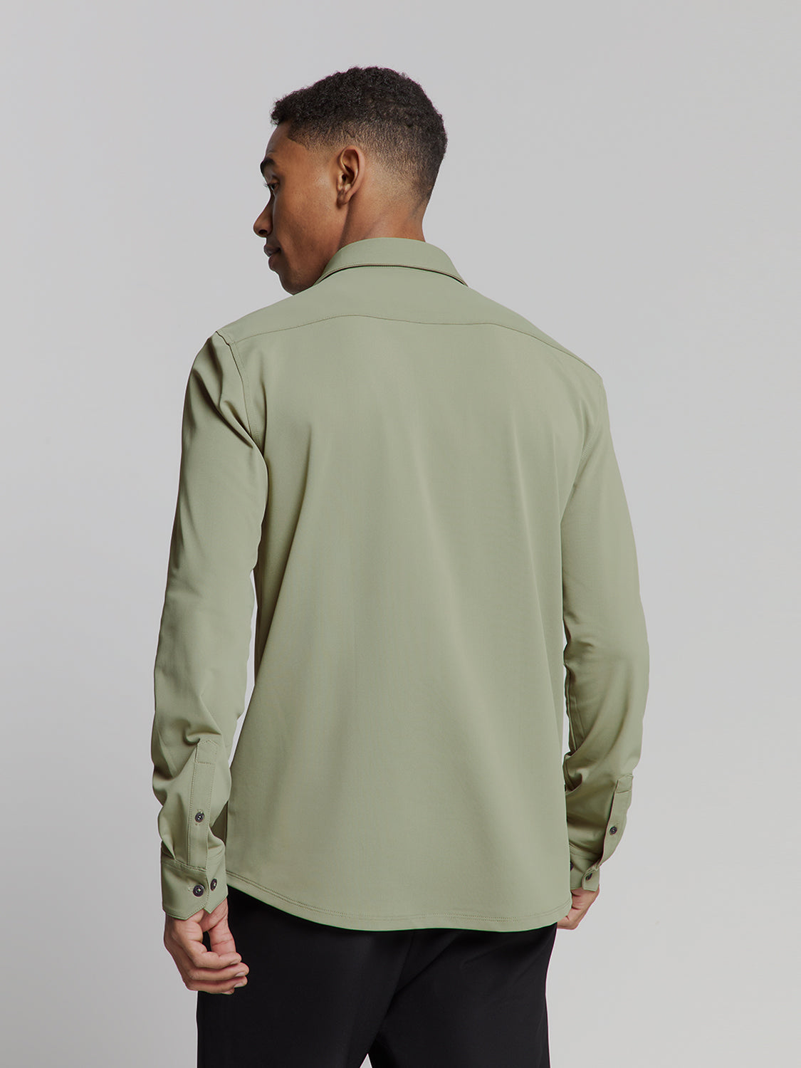 Jersey travel shirt | Light Army