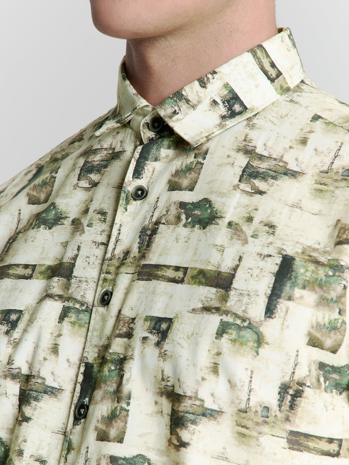 Printed shirt | Green