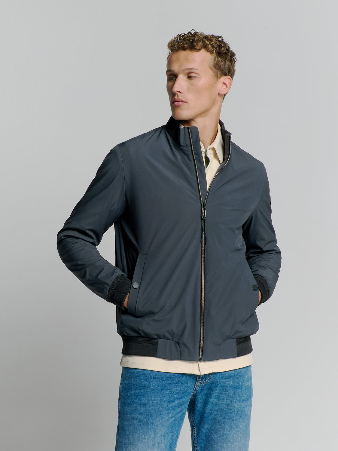 short fit jacket | Night