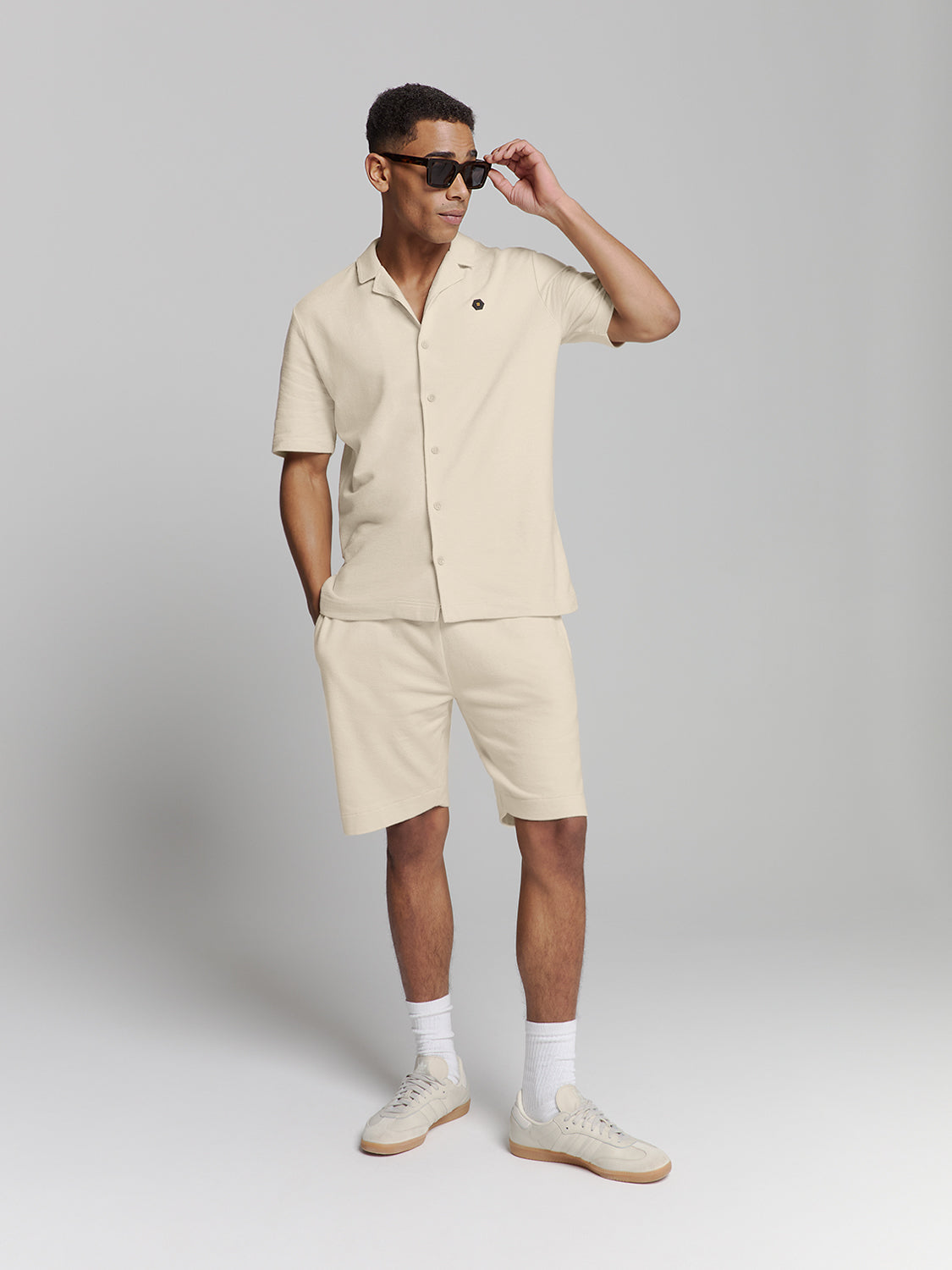 Jersey short | Cement