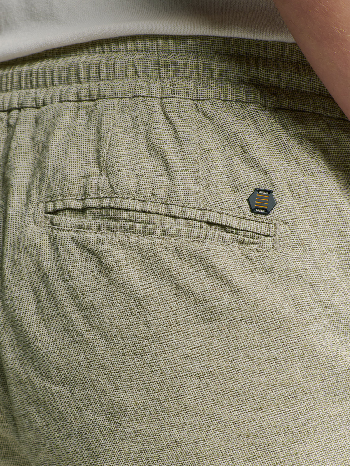 Linen short | Dark Moss