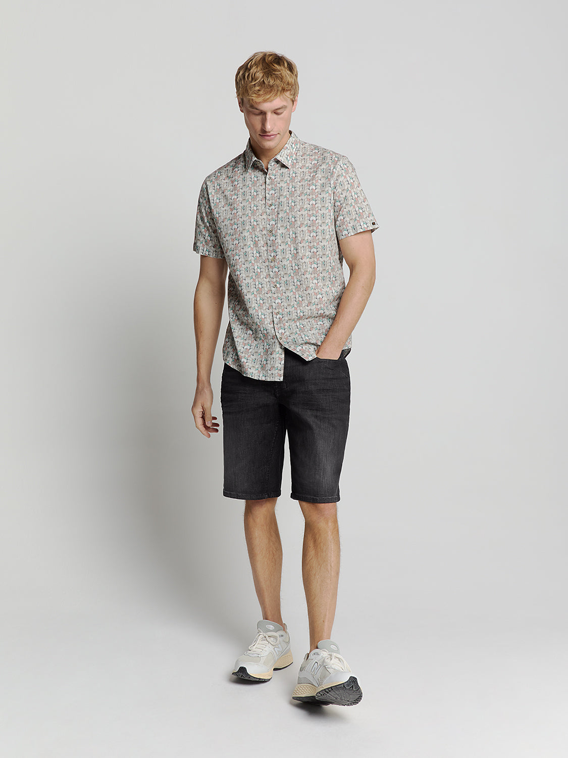 Denim short | Black Denim