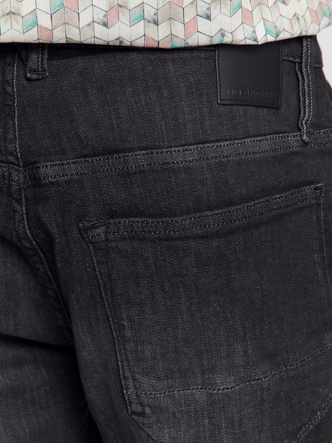 Denim short | Black Denim