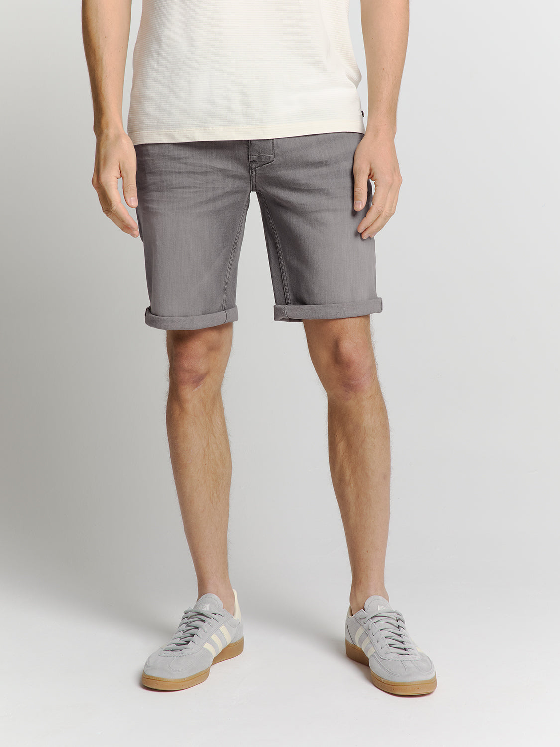 Denim short | Grey Denim