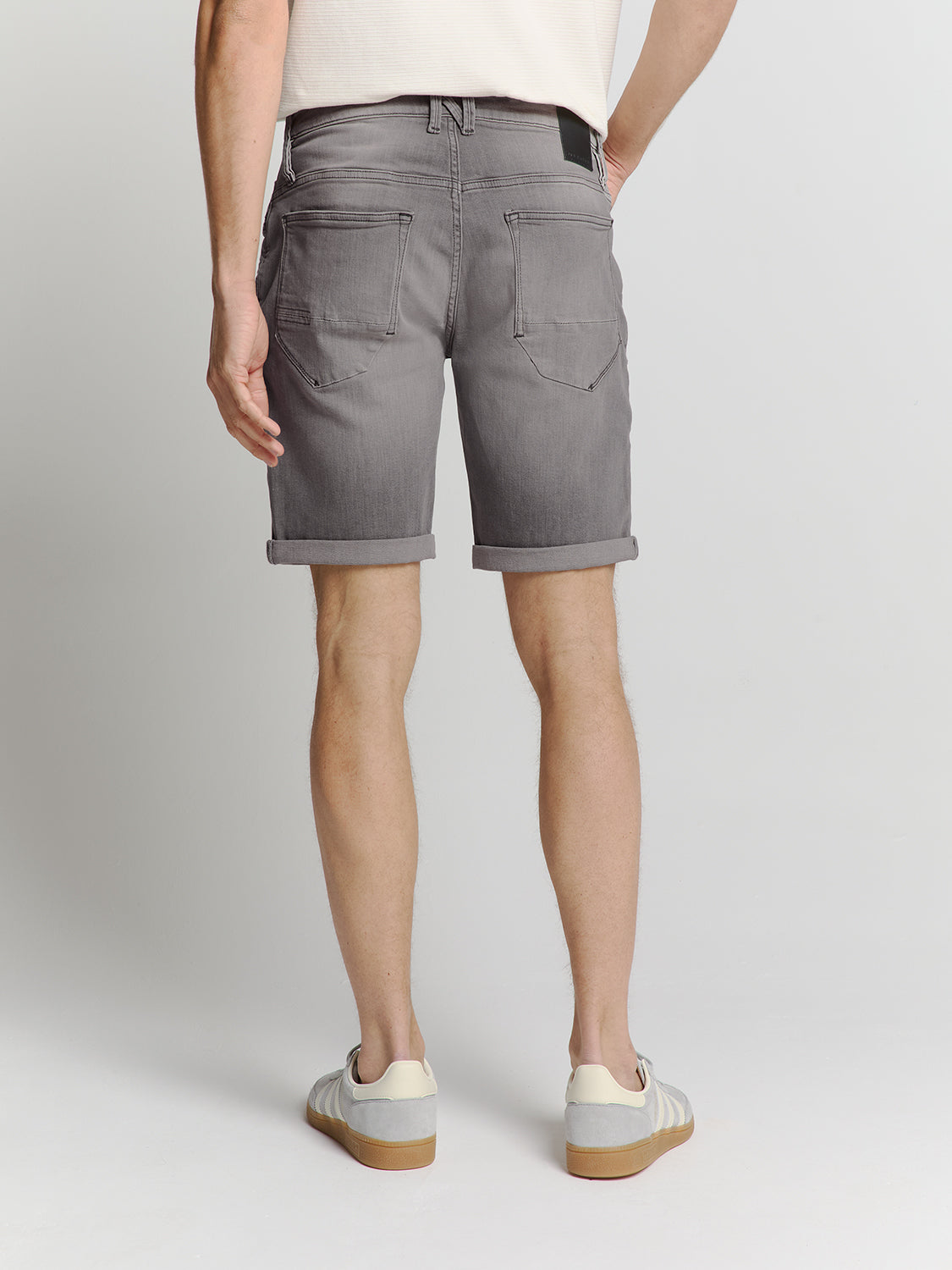 Denim short | Grey Denim