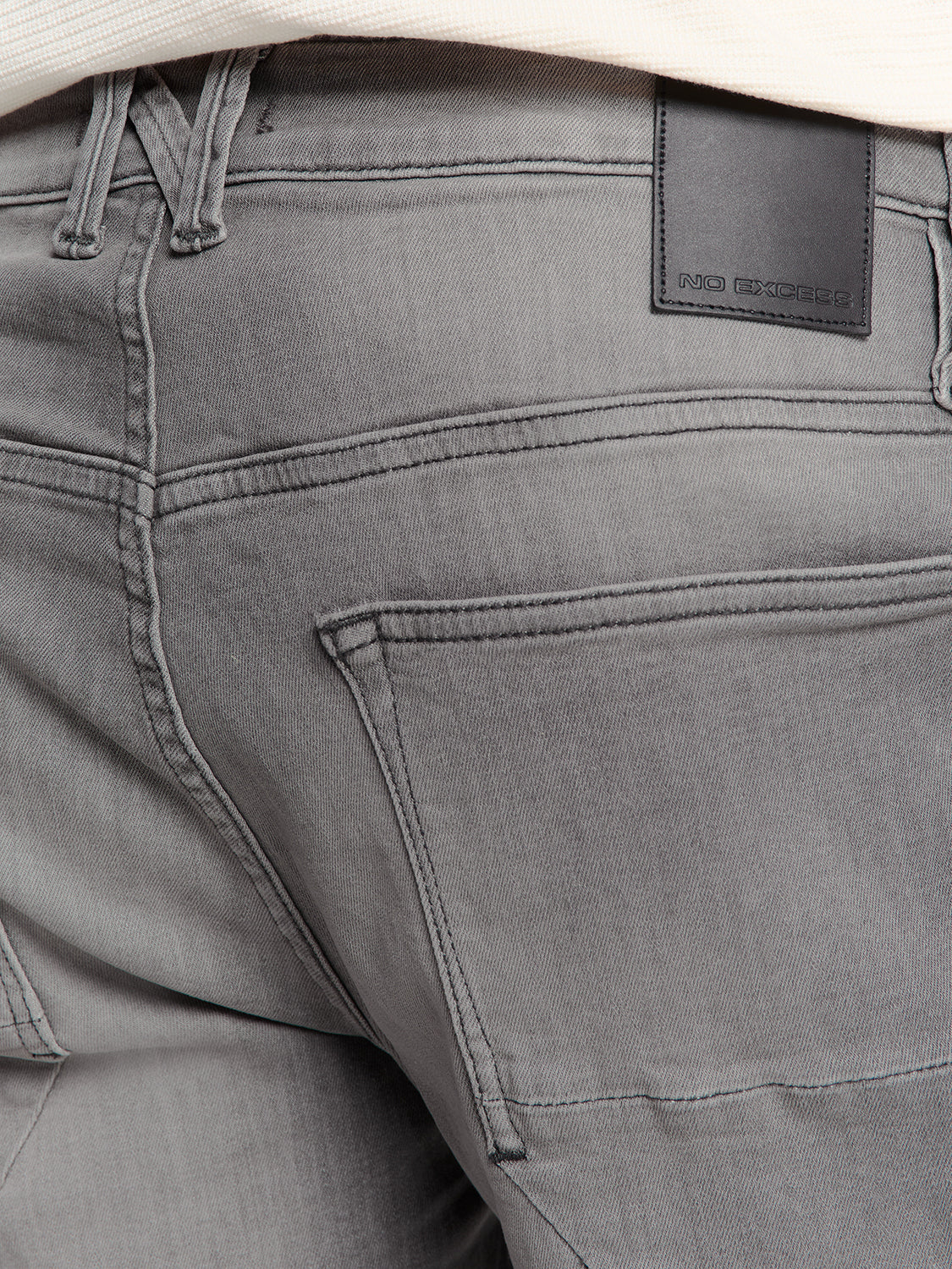 Denim short | Grey Denim