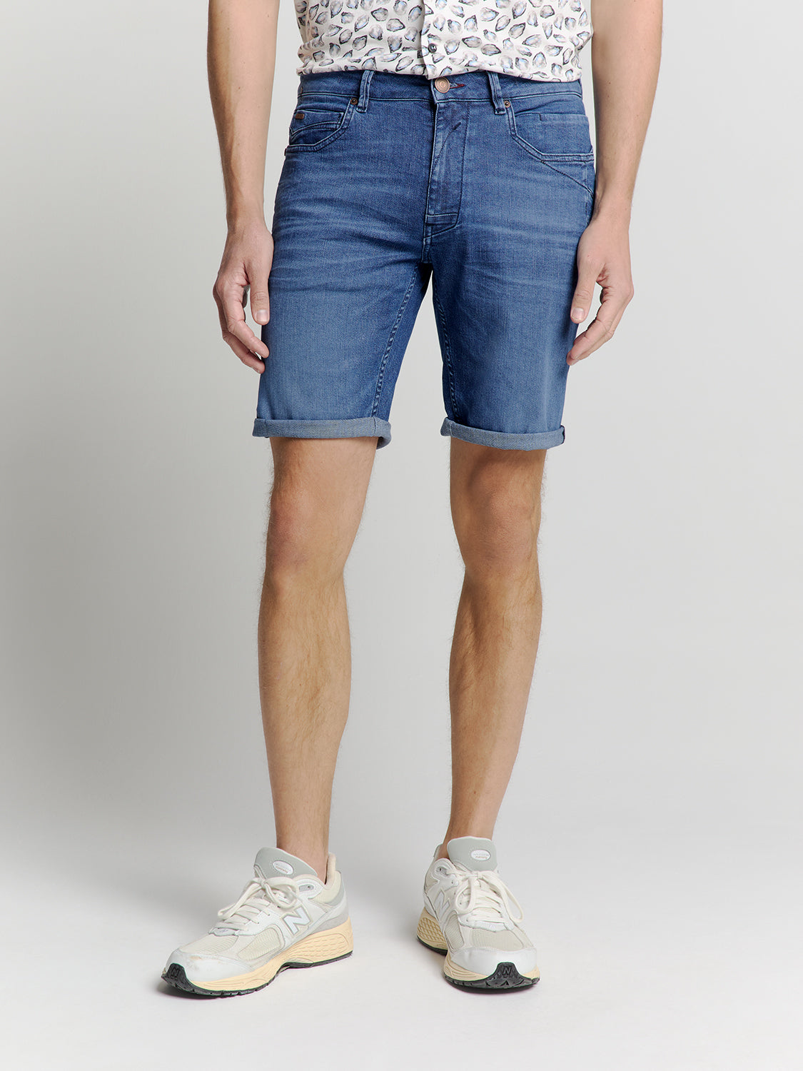 Denim short | Stone Used Denim