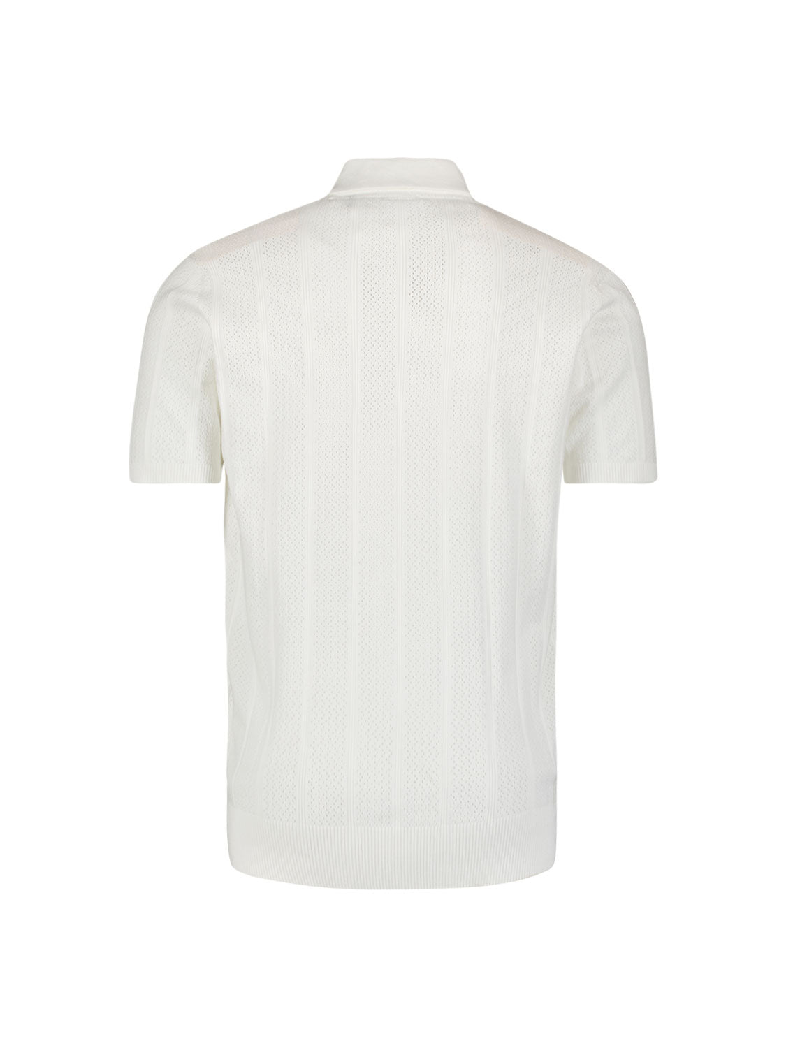 Short sleeve polo | Offwhite