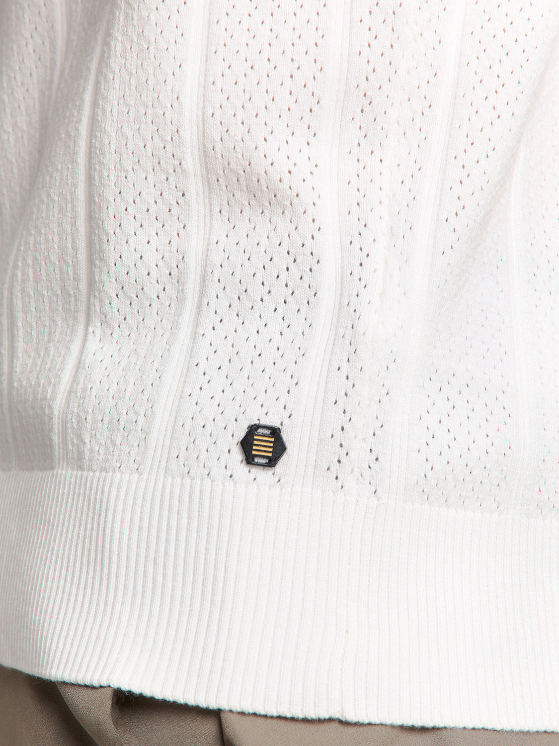 Short sleeve polo | Offwhite