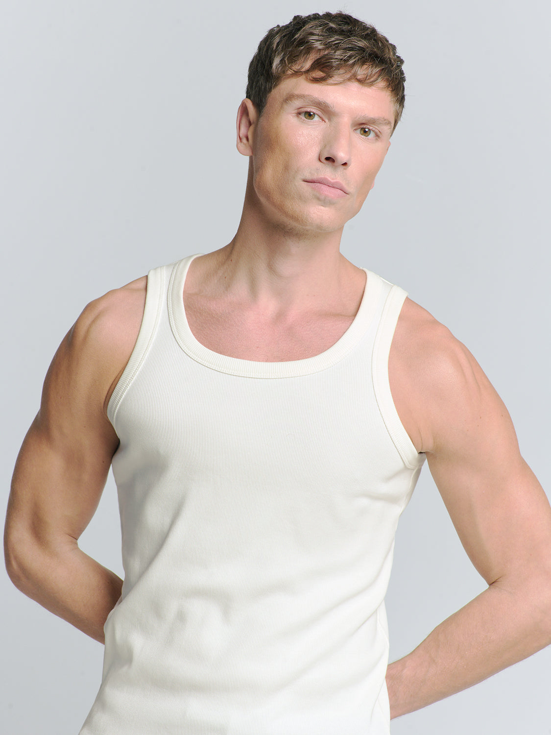 Ribbed singlet | Offwhite
