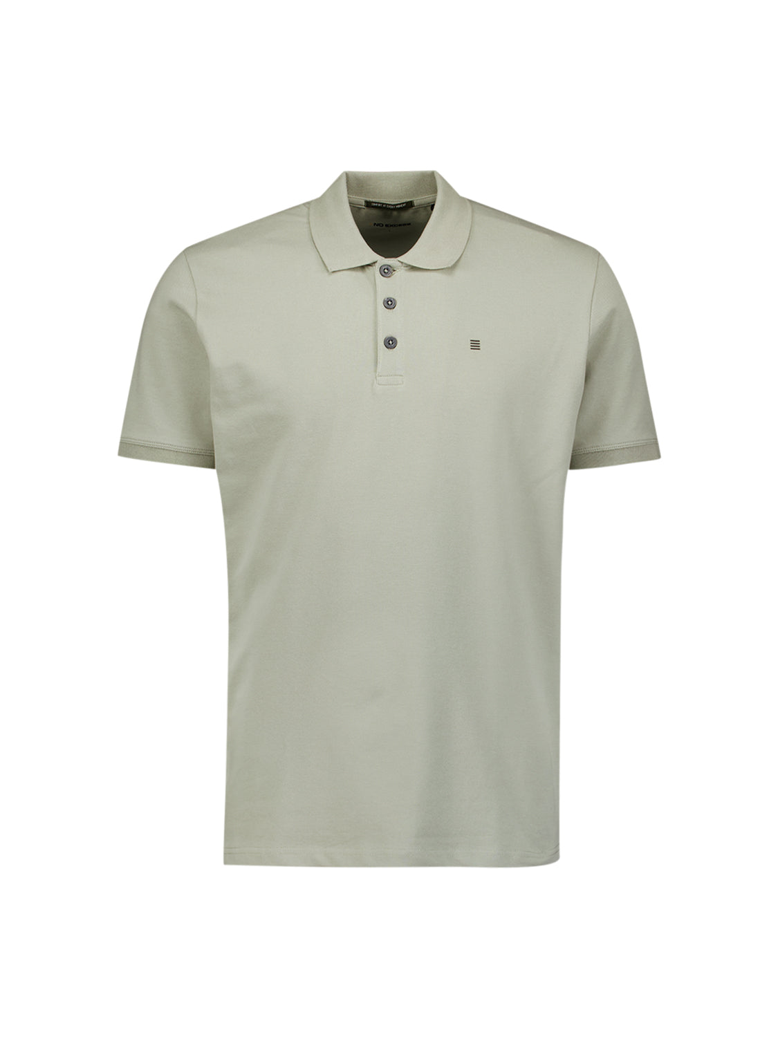 Pique poloshirt | Smoke