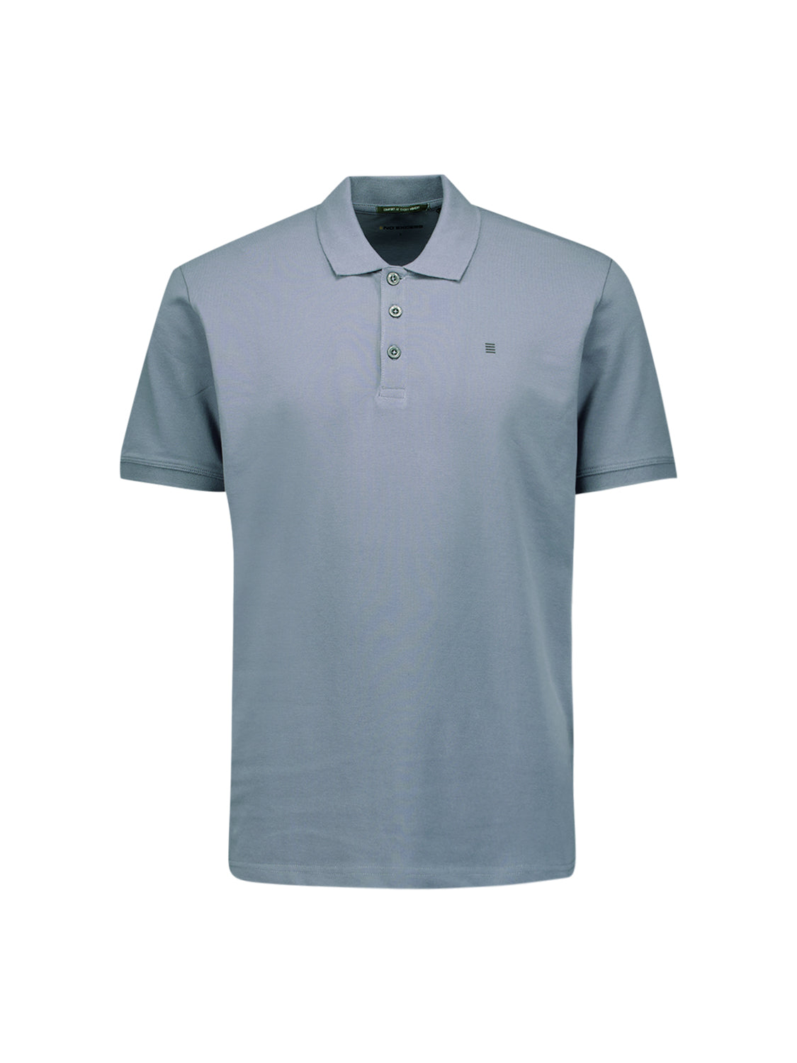 Pique poloshirt | Washed Blue