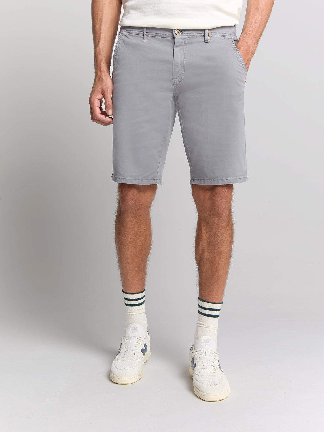 Chino short | Washed Blue
