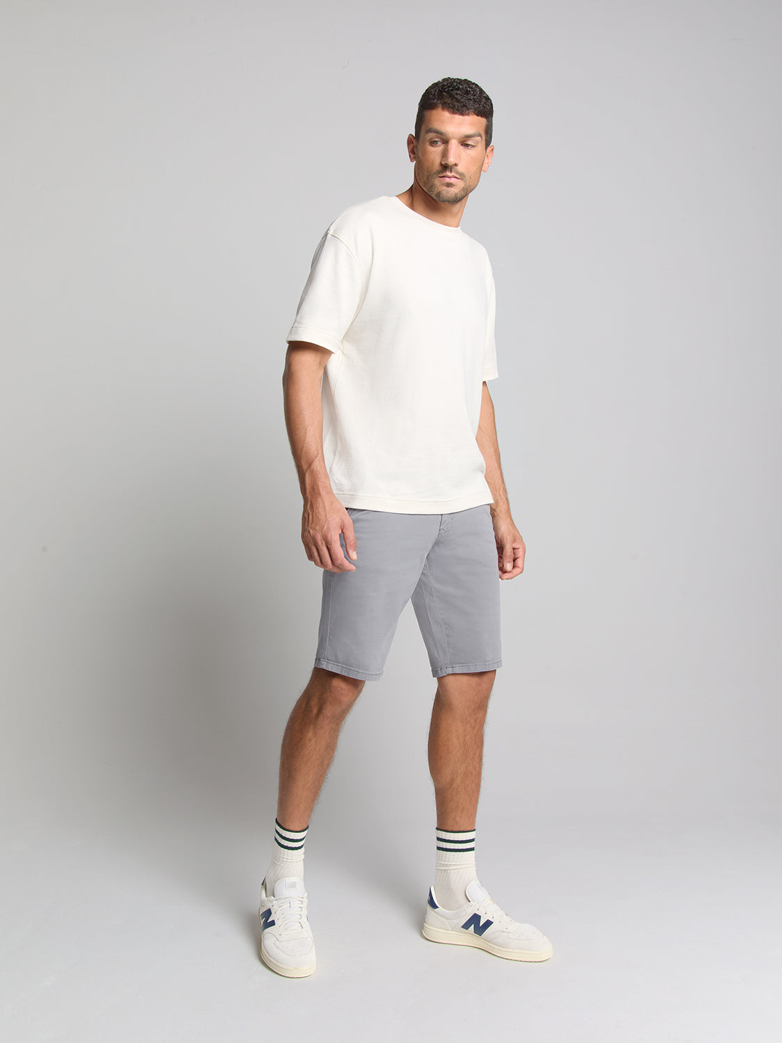 Chino short | Washed Blue