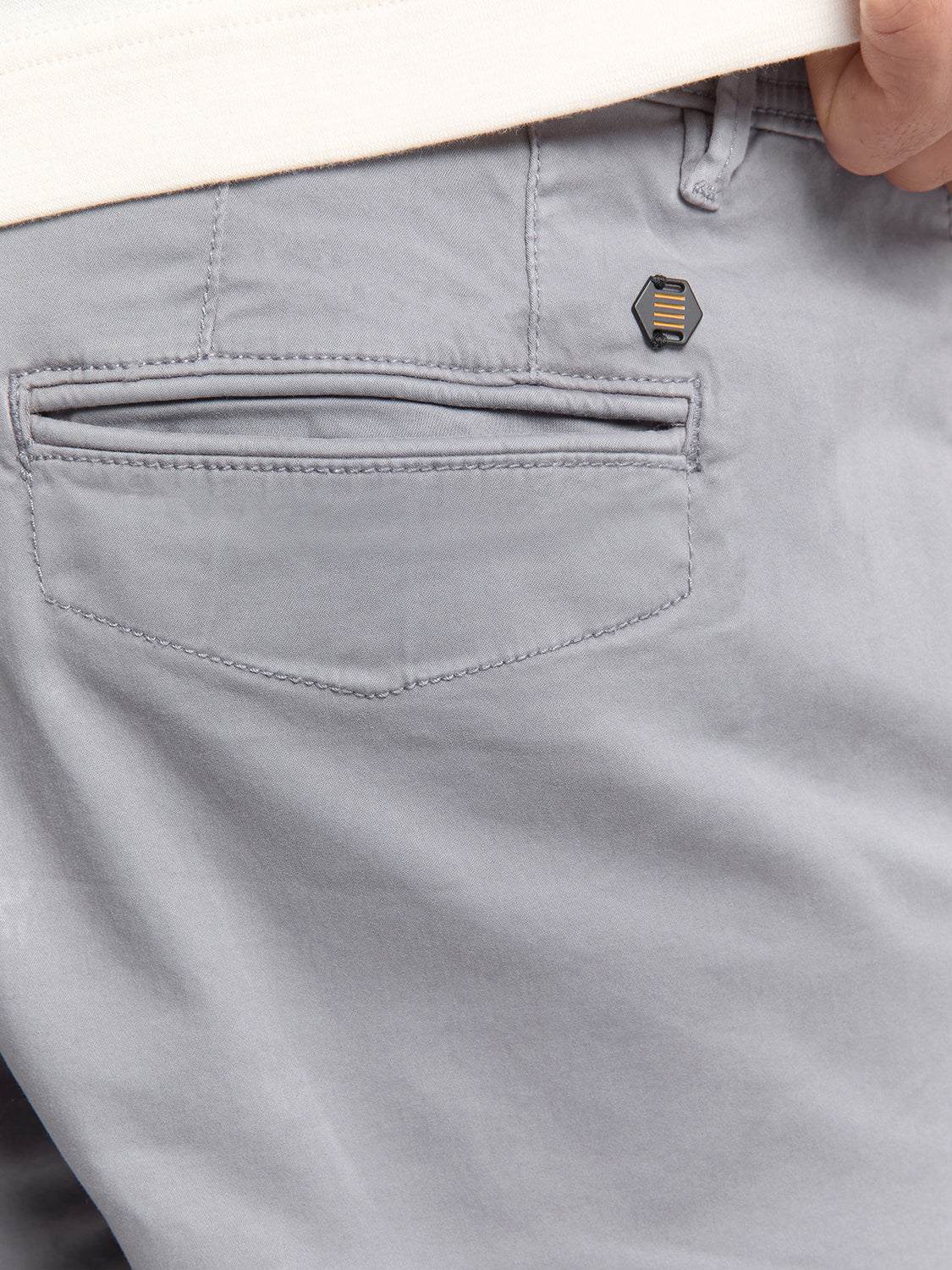 Chino short | Washed Blue