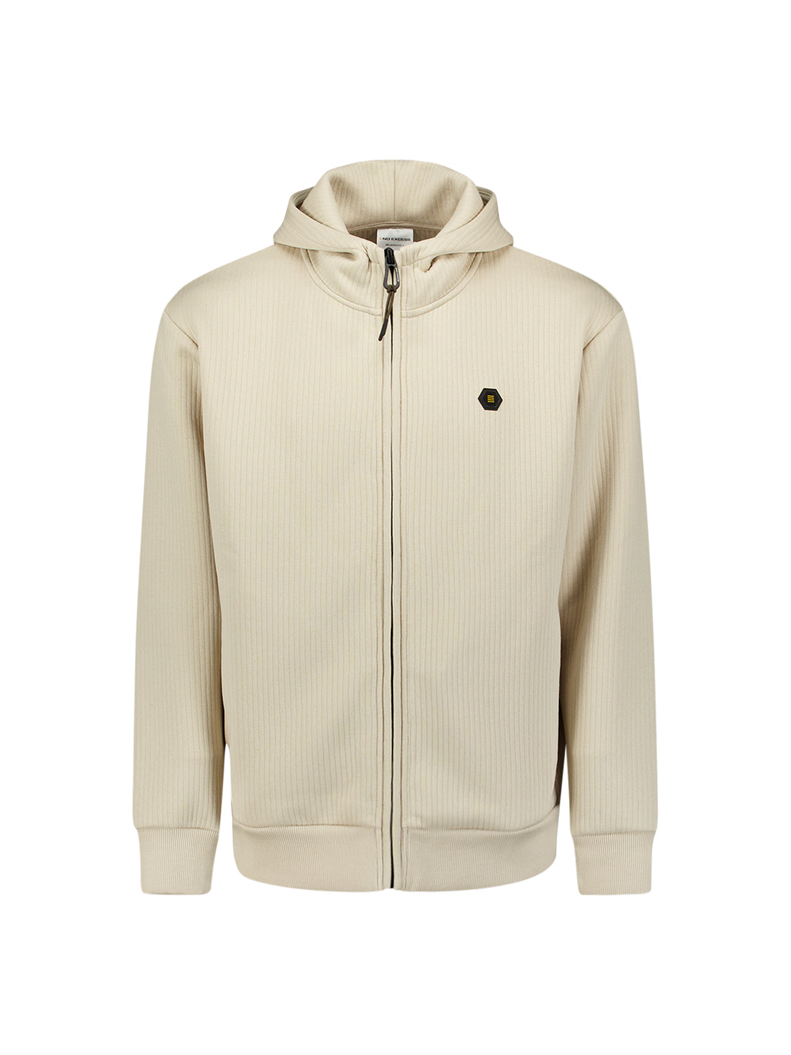 Hooded textured cardigan | Kit