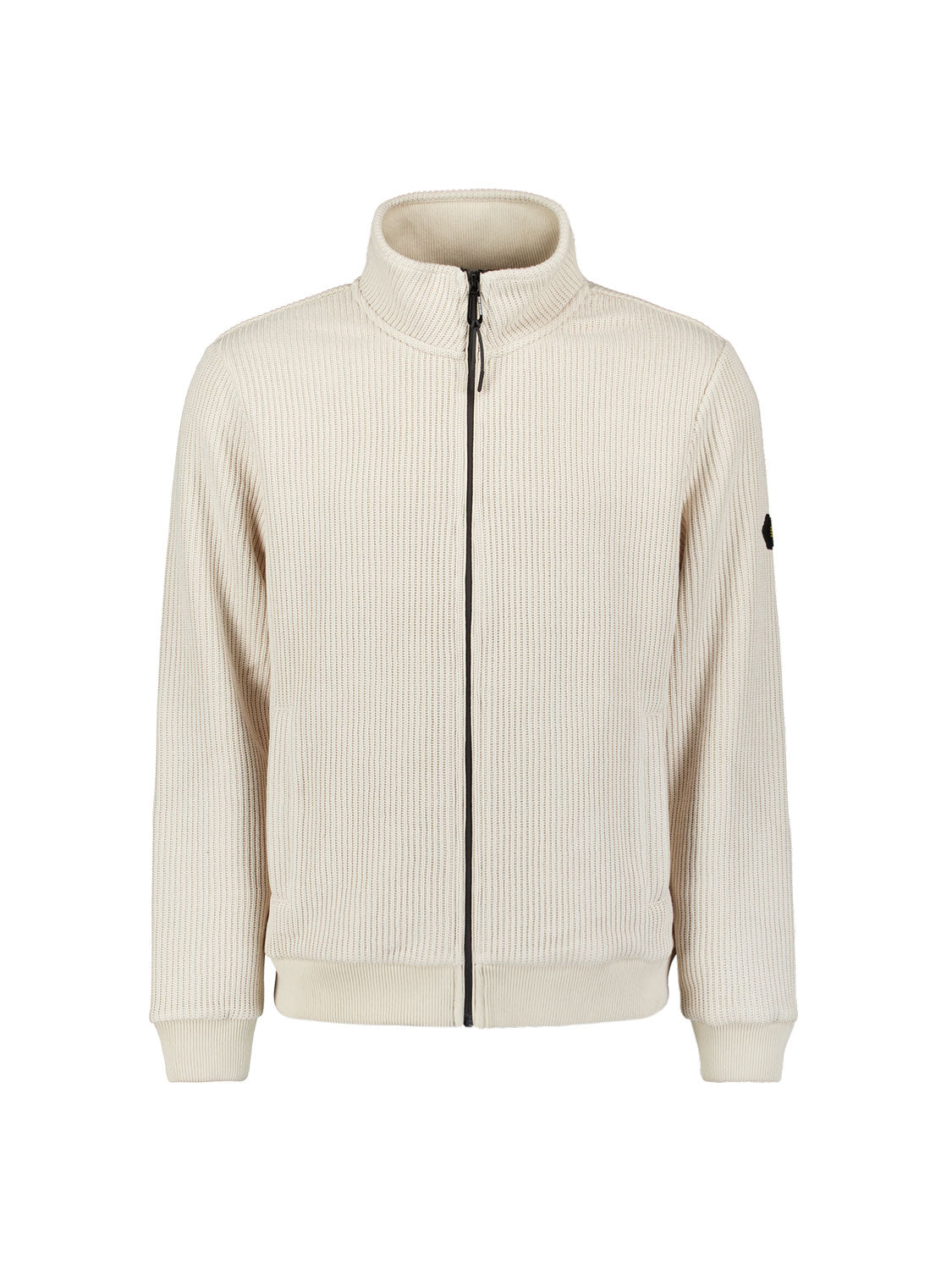 Geribde sweater met ritssluiting | Kit