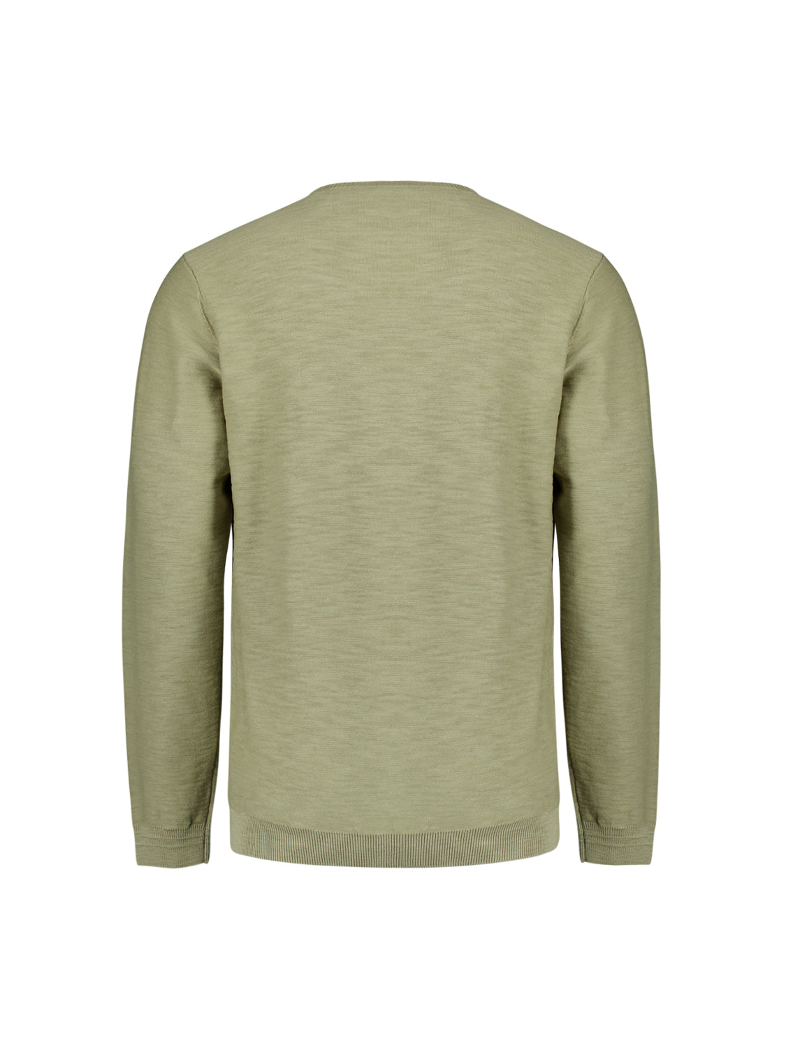 Washed look jumper | Light Moss