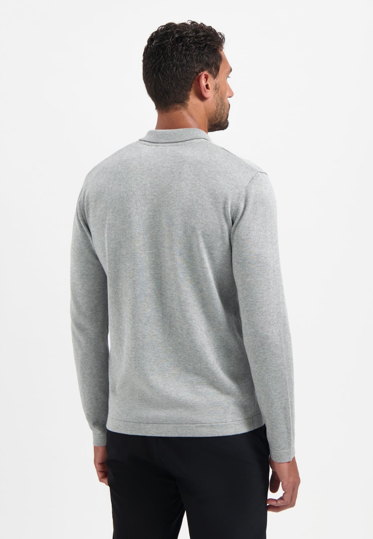 Button-Up cardigan | Grey Melange