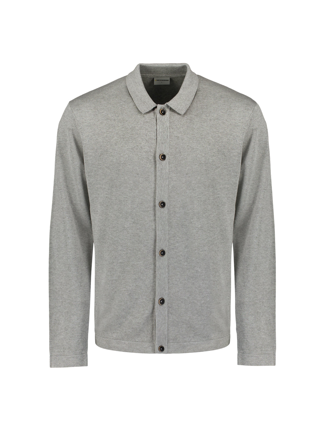 Button-Up cardigan | Grey Melange