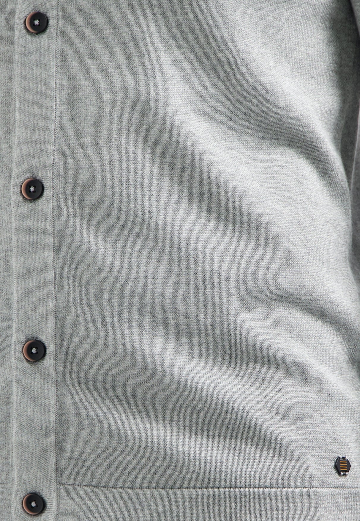 Button-Up cardigan | Grey Melange