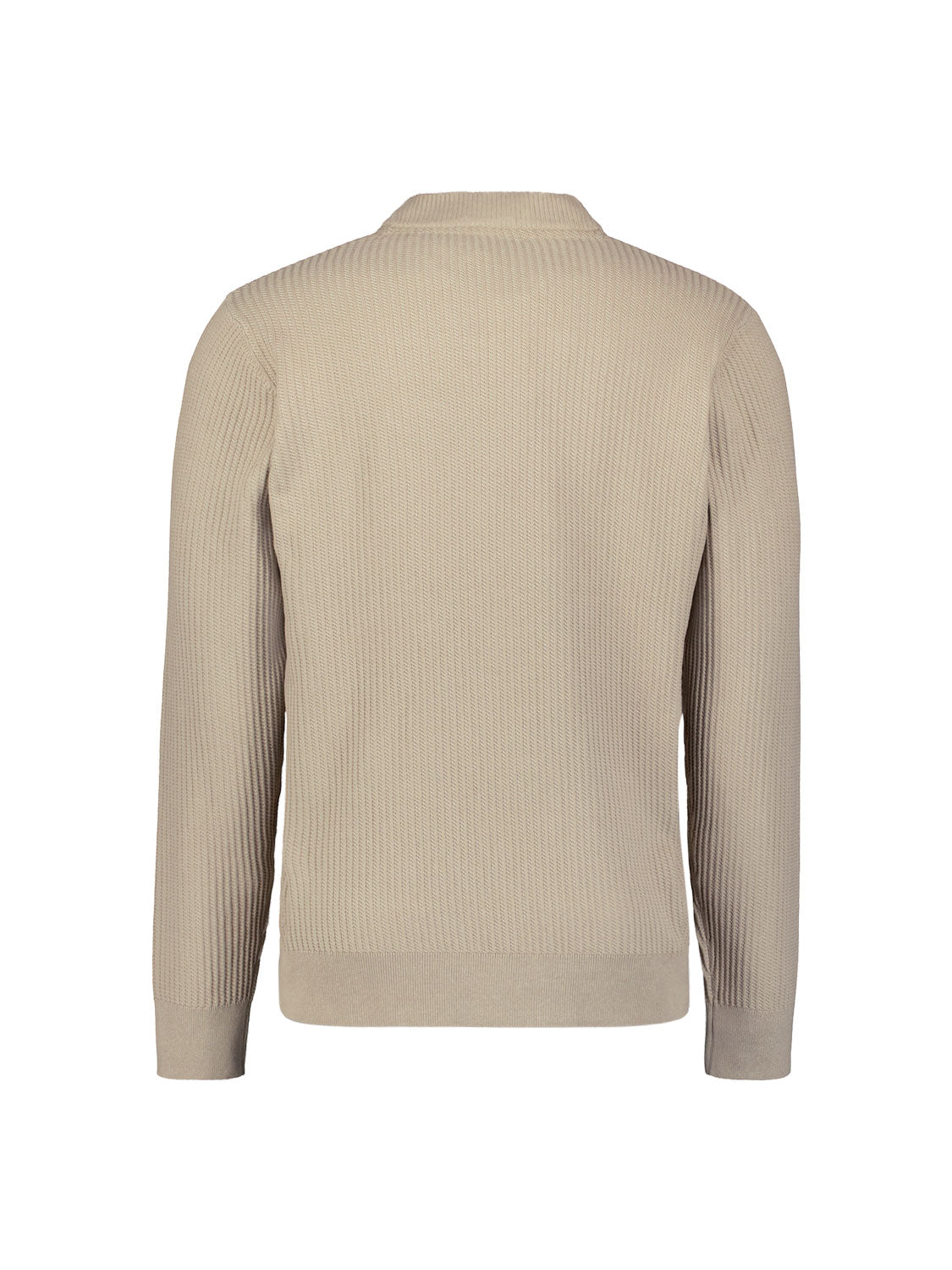 Ribbed jumper | Sand