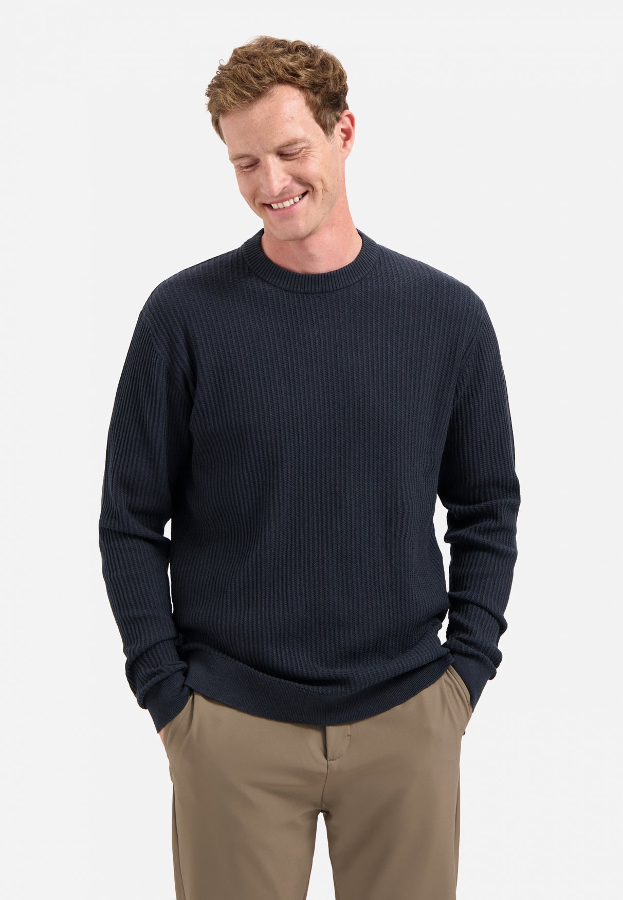 Ribbed jumper | Night