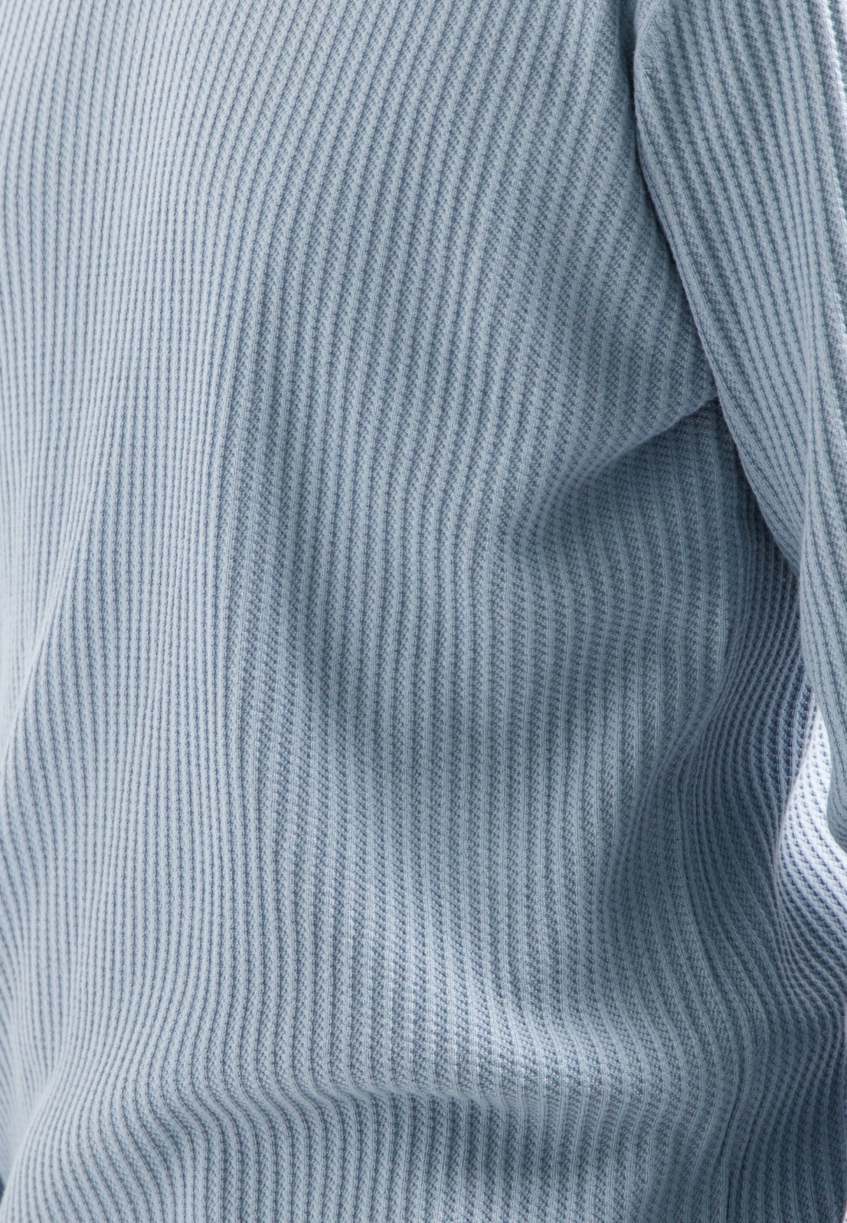 Ribbed jumper | Dusty Blue