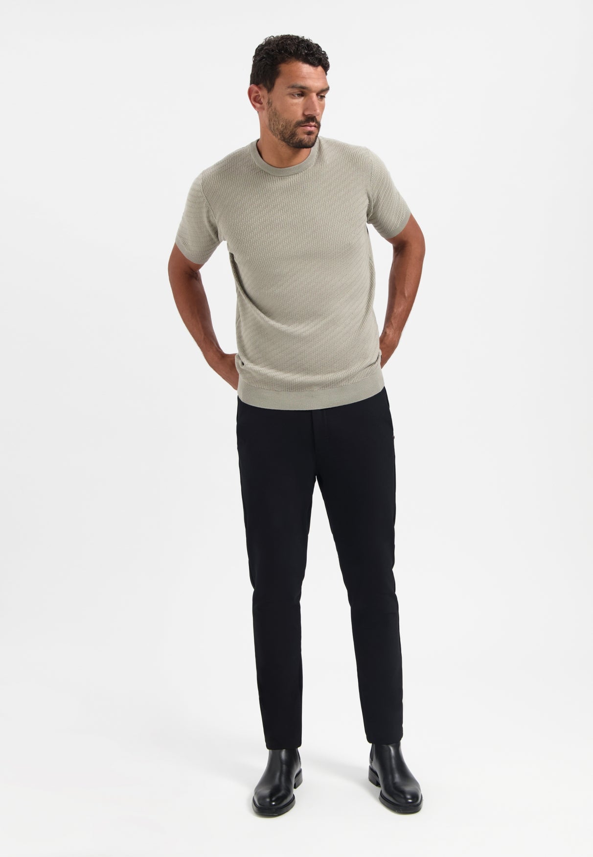 Knitted T-shirt | Clay