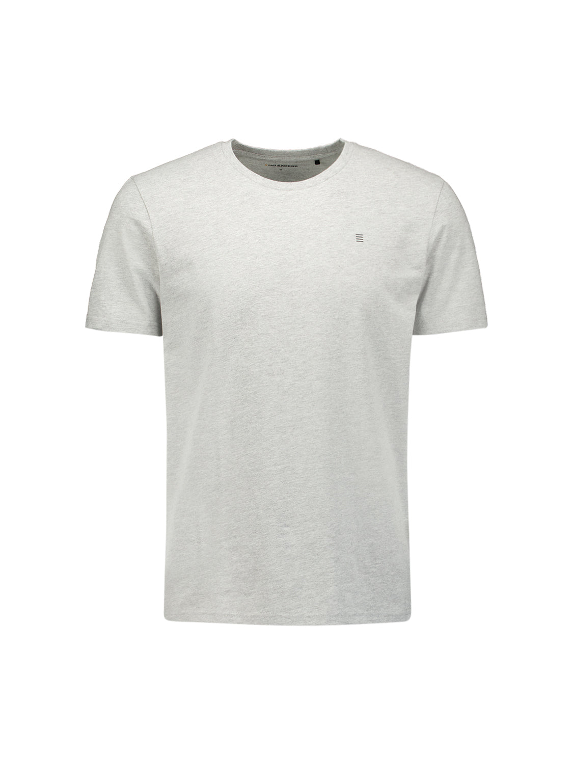 Crewneck T-shirt | Grey Melange