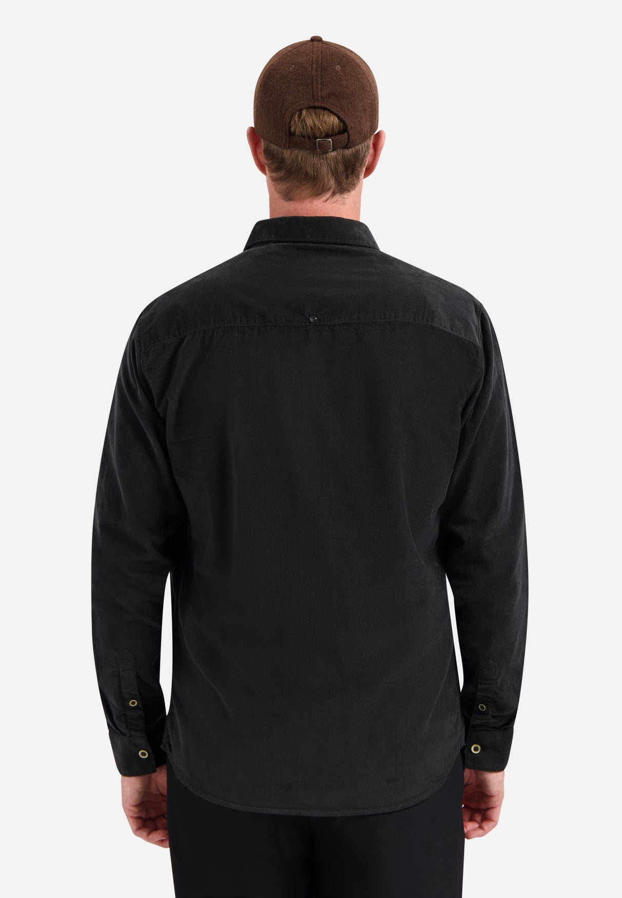 Corduroy shirt | Black