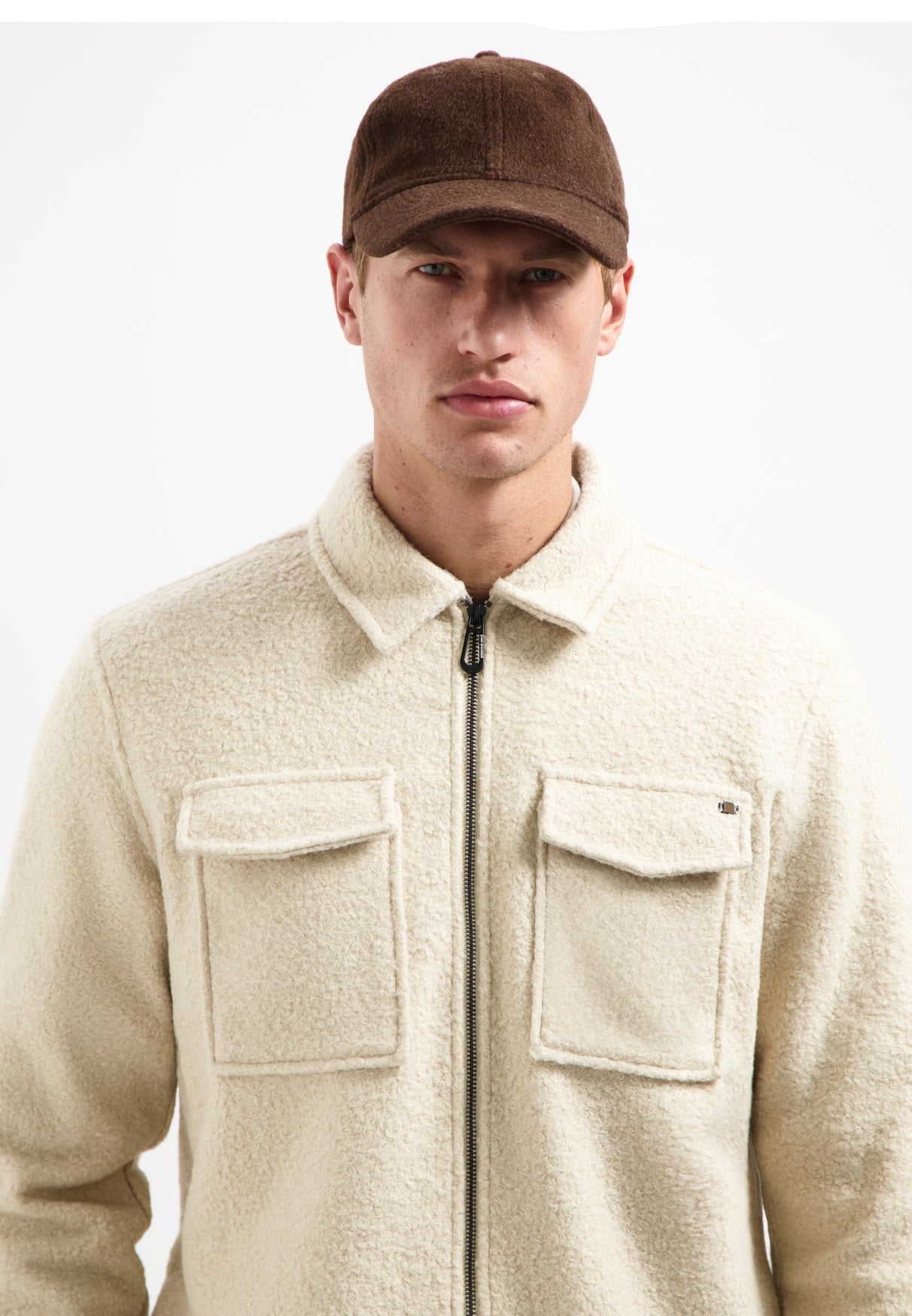 Wool zipped overshirt | Kit