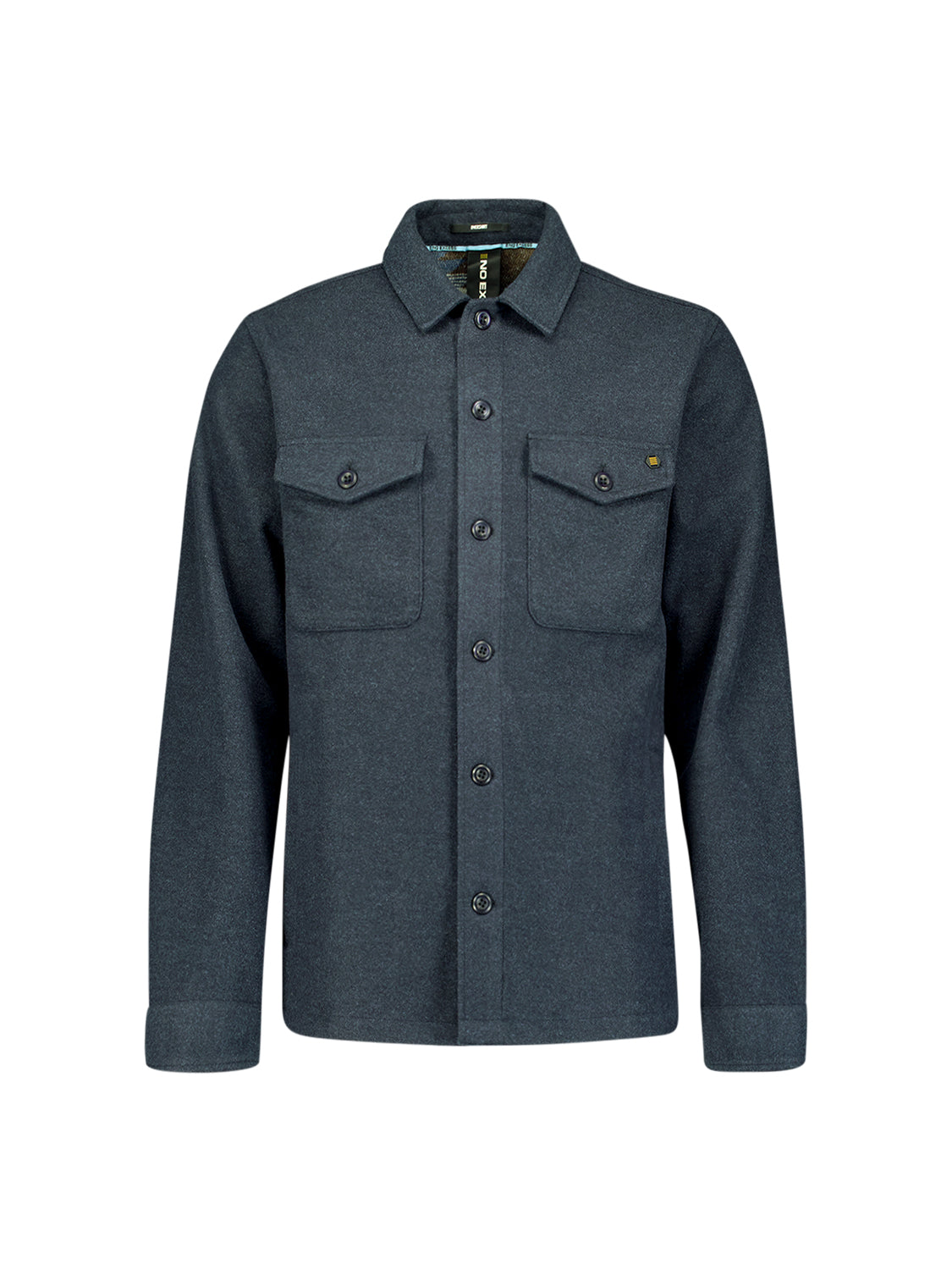 Melange overshirt | Night