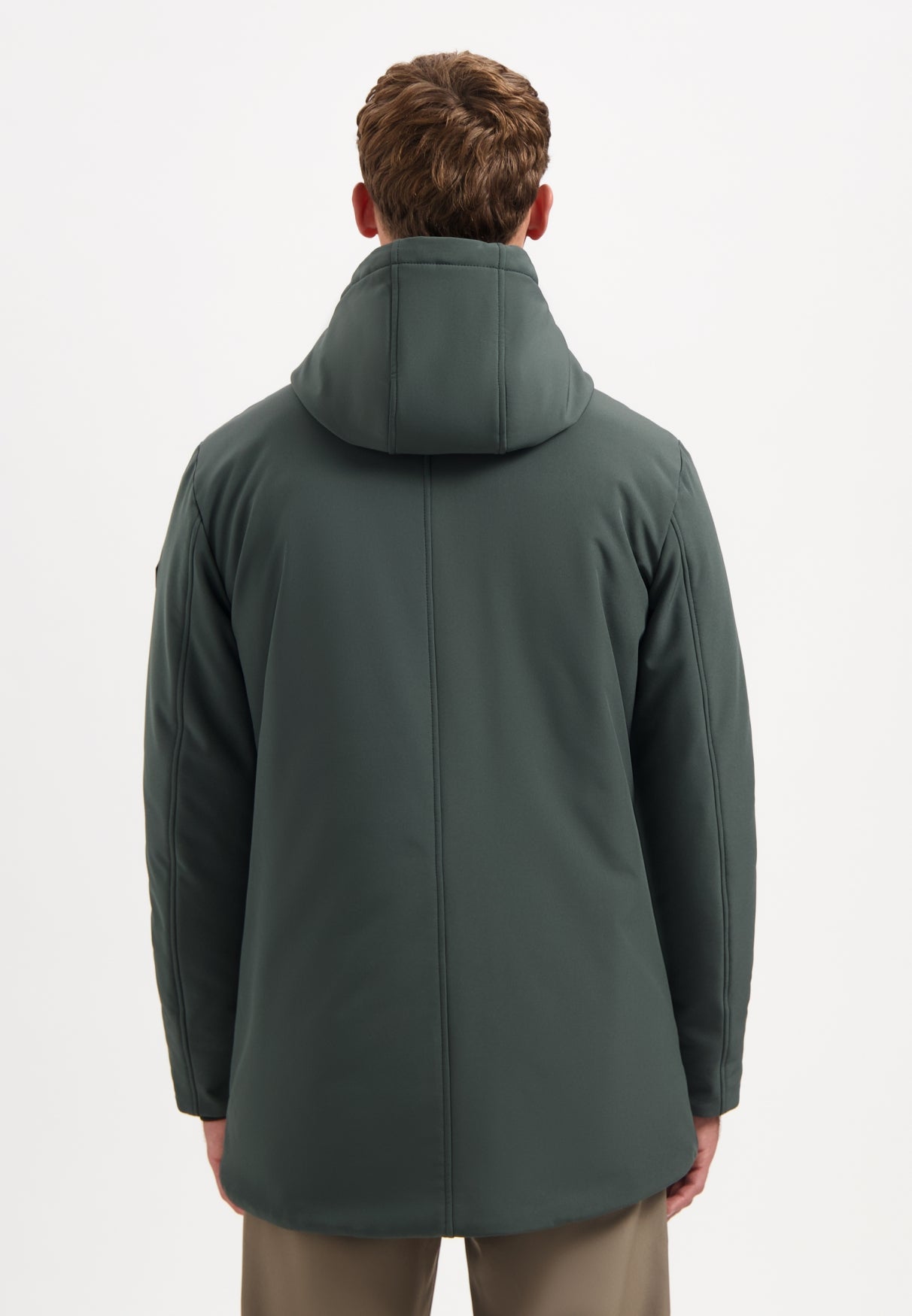 Softshell parka | Dark Steel