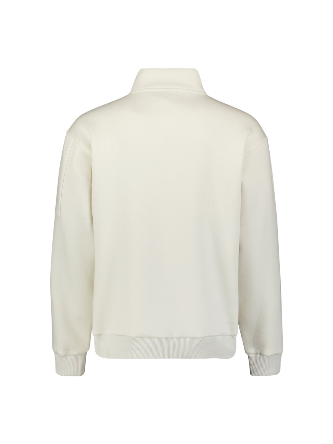 Half zip sweater | Chalk