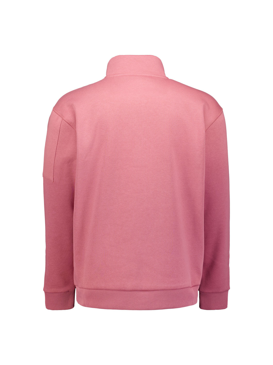 Half zip sweater | Old Pink