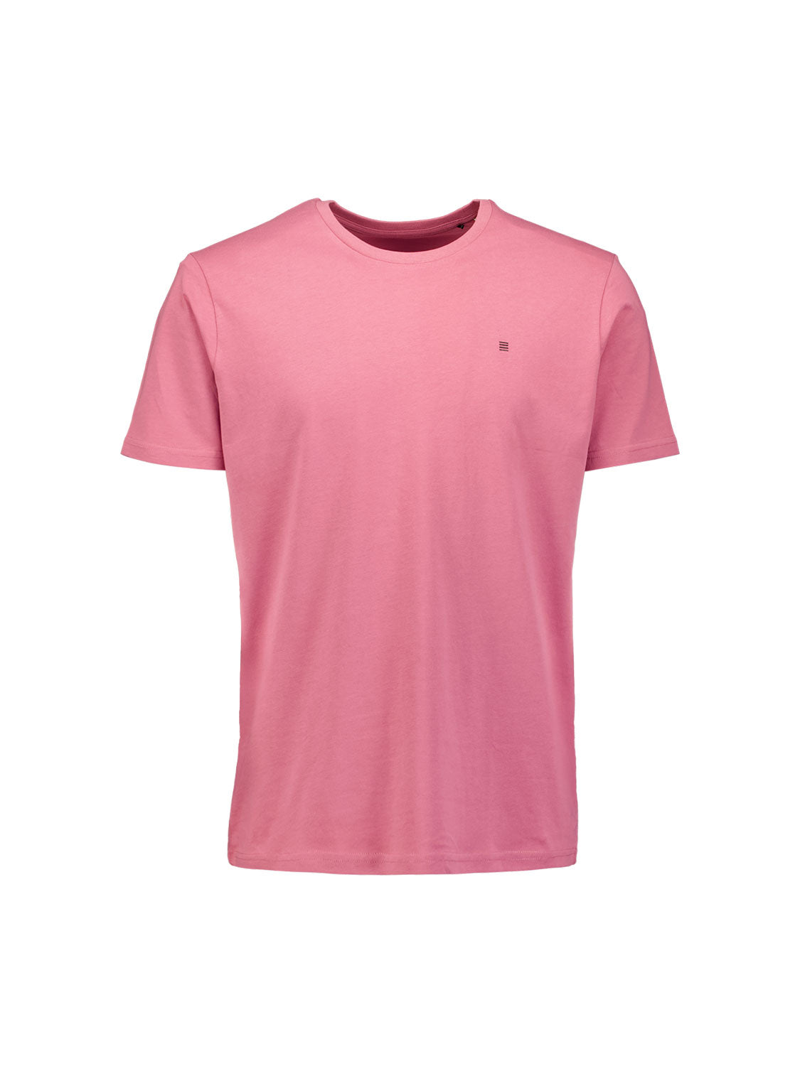 Crew Neck T-Shirt | Old Pink