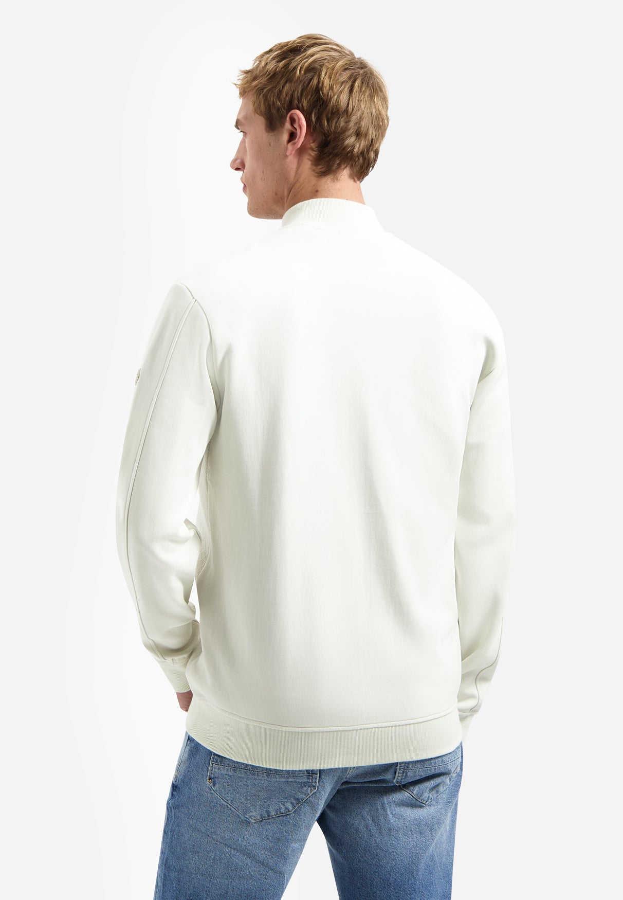 Sweatvest met gemixte structuren | Kit